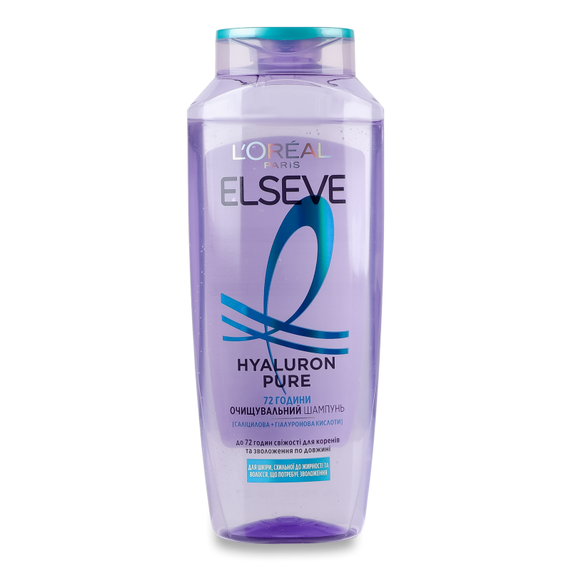 Шампунь Elseve Hyaluron pure д/схильного до жирності волосся 400мл L’Oreal