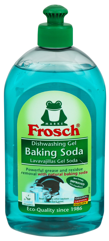 Средство для мытья посуды frosch концентрированное с содой 0.5л (4001499162916)