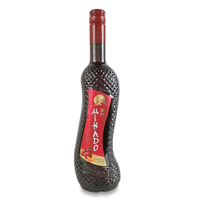 Напій винний Слива червона червоний солодкий газований 6-6,9% 0,7л Mikado