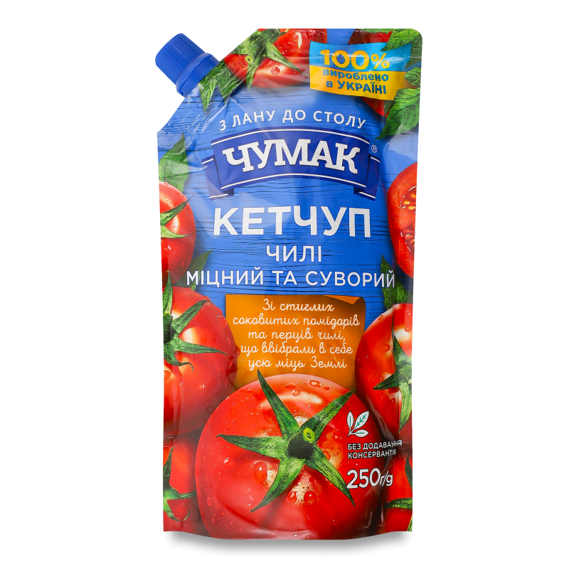Кетчуп Чилі 250г д/п Чумак