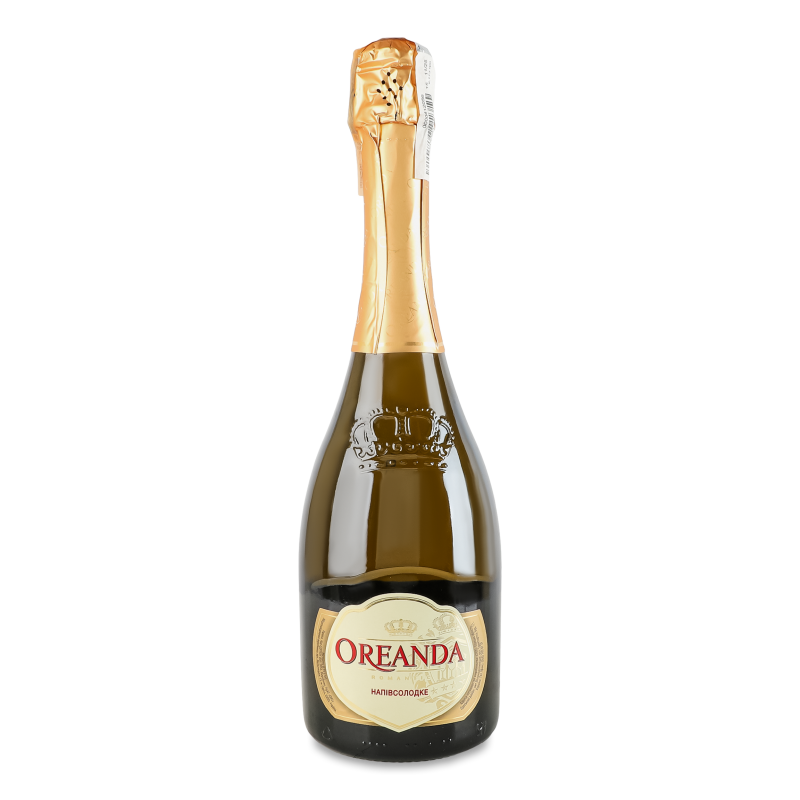 Напій алкогольний Romantic білий н/солодкий сильногазований 10,5-12,5% 0,75л Oreanda