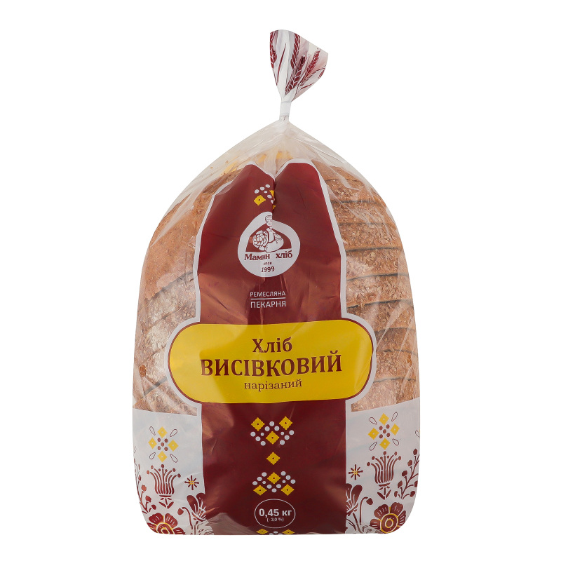 Хліб нарізний Висівковий Мамин хліб м/у