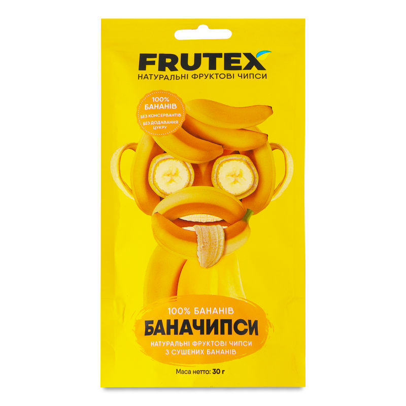 Чипси фруктові Баначипси 30г д/п Frutex