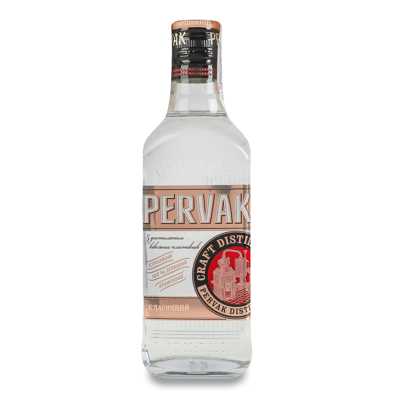 Горілка Первак Класичний 40% 0,5л Pervak
