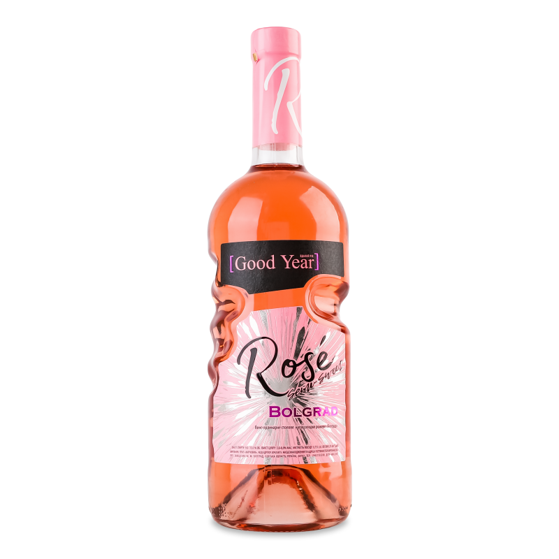Вино Good Year рожеве н/солодке 9-13% 0,75л Bolgrad