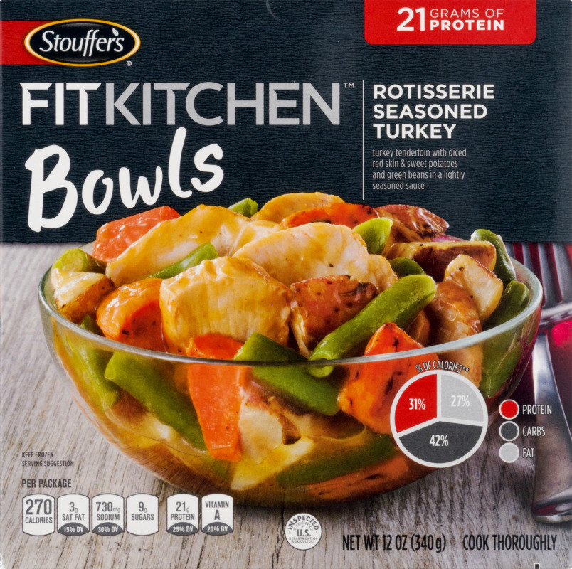 Stouffer's Fit Kitchen Bowls Rotisserie Seasoned Turkey Stouffer's