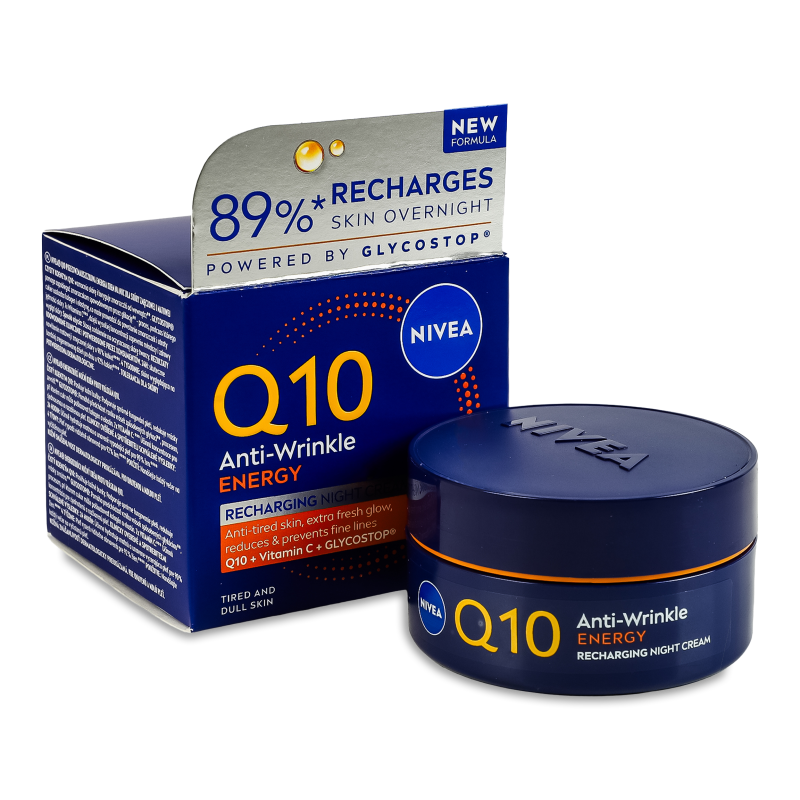 Крем д/обличчя Q10 Energy Відновлення сяйва нічний 50мл Nivea
