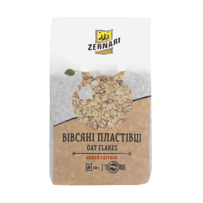 Пластівці вівсяні Zernari м/у