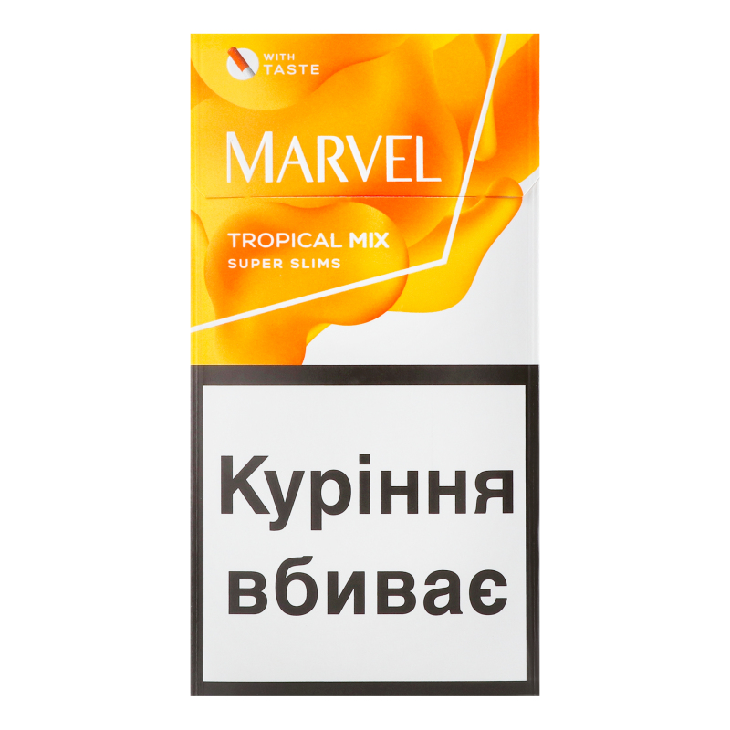 Сигареты с фильтром Marvel Super Slims Tropical Mix 20шт Marvel