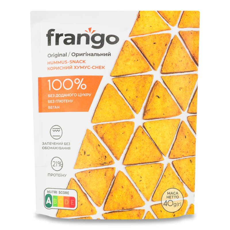 Хумус-снек Оригінальний 40г Франго