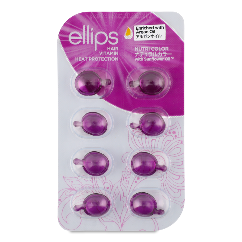 Вітаміни д/волосся Сяйво кольору 8*1мл капсули Ellips