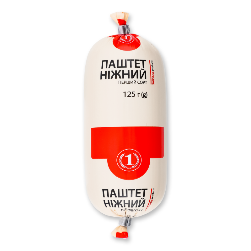 Паштет Ніжний 1г 125г п/а ТМ “1”