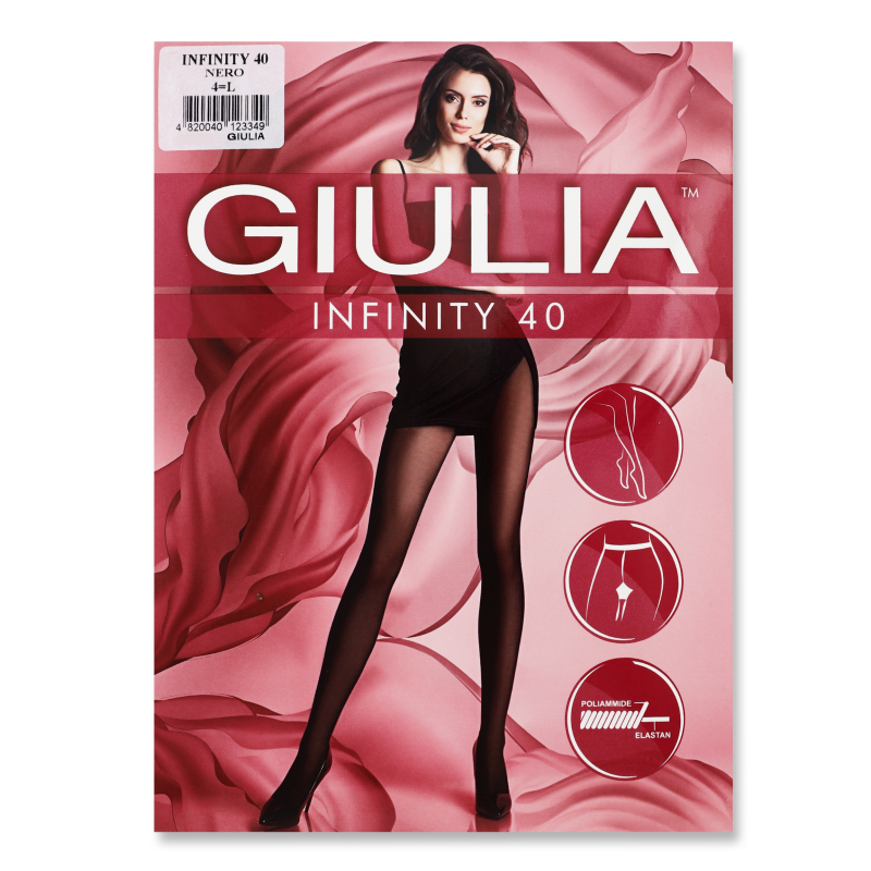 Колготи Інфініті неро 40ден р.4 Giulia