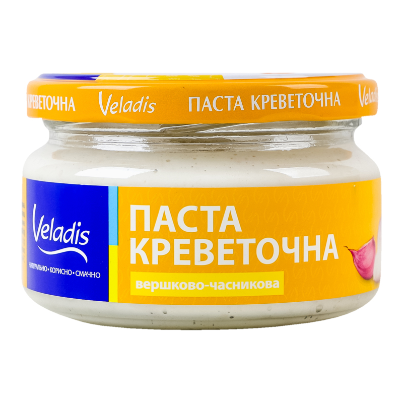 Паста креветочная сливочно-чесночная Veladis с/б 160г Veladis