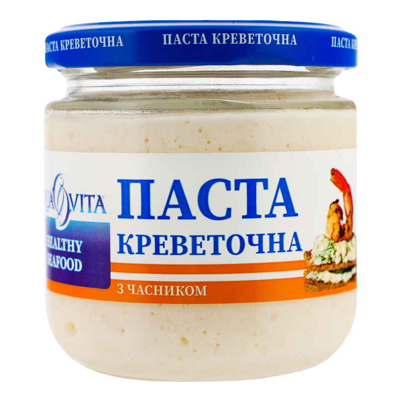 Паста креветочна з часником Aqua Vita с/б