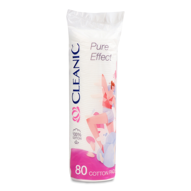 Диски ватні Пур Ефект 80шт Клінік