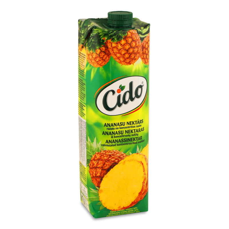 Нектар ананасовий 1л призма Cido