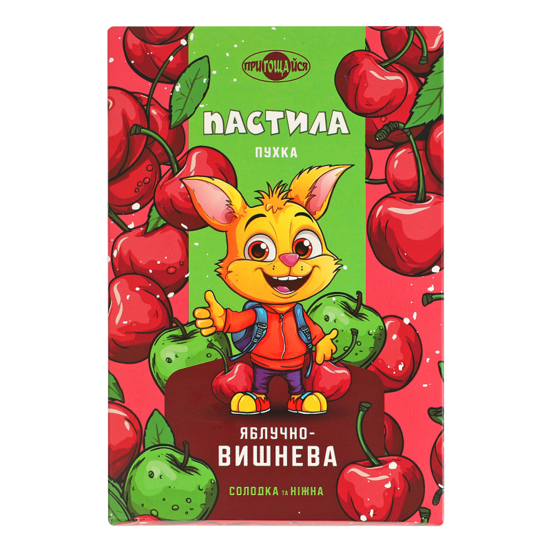 Пастила пухка Яблучно-вишнева Пригощайся к/у