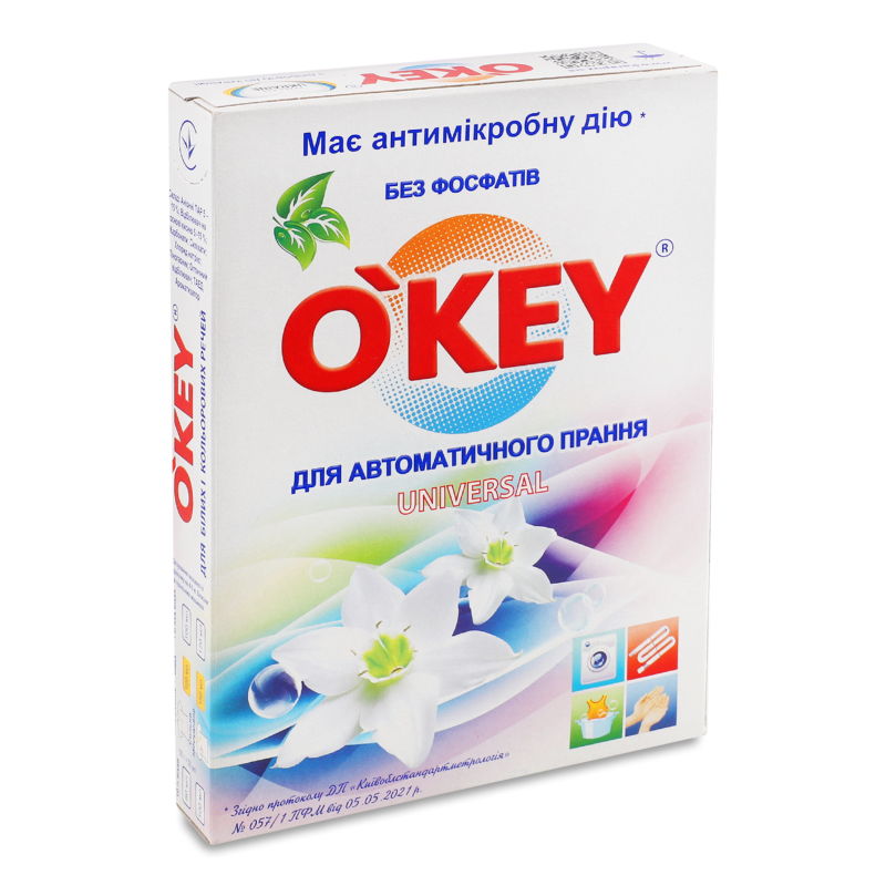 Порошок пральний Універсал автомат 400г О”Кей