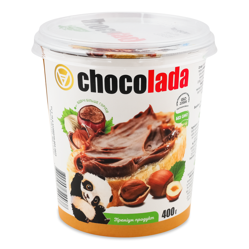 Десерт Екстаза з горіхами 400г стакан Chocolada