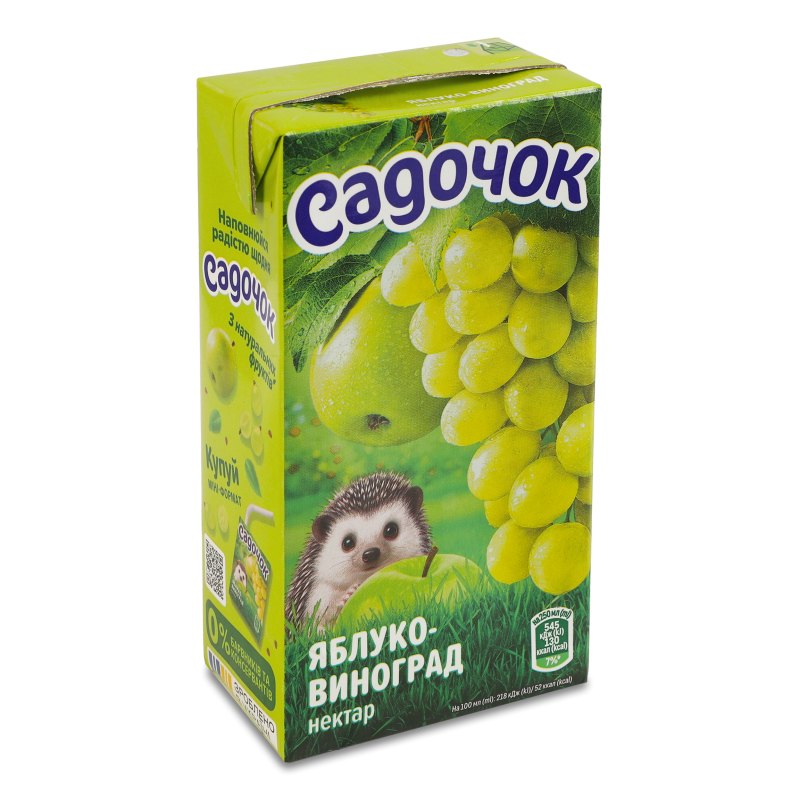 Нектар Виноградно-яблучний 0,5л т/п Садочок