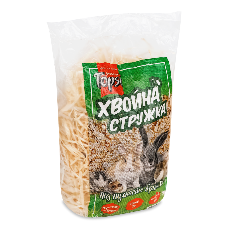 Стружка хвойних дерев 650г Топсі