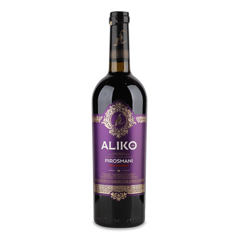 Вино Pirosmani червоне н/солодке 9-13% 0,75л Aliko C&W
