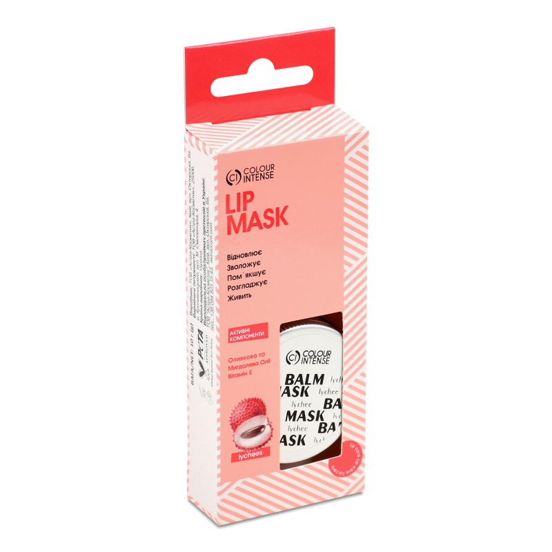 Бальзам-маска д/губ Ліп Кеа Лічі живильна №9 10г Колор Інтенс