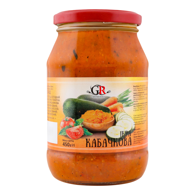 Ікра кабачкова Grand Ragu с/б