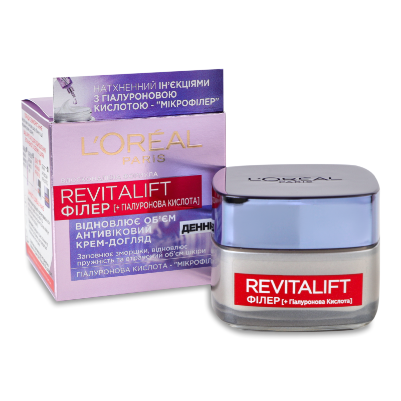 Крем-догляд д/обличчя Revitalift Filler 40+ денний 50мл L’Oreal