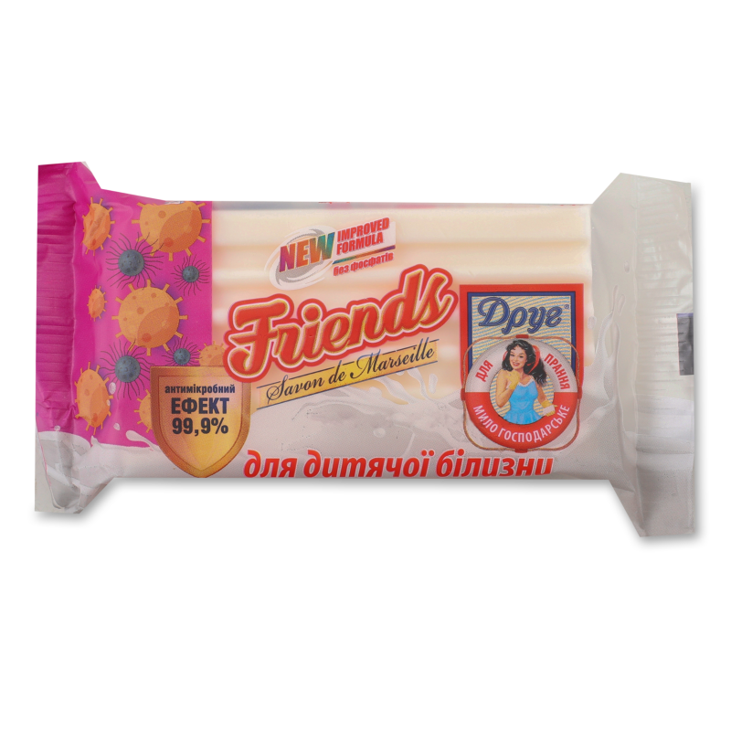 Мило господарче д/прання дитячої білизни 125г Друг