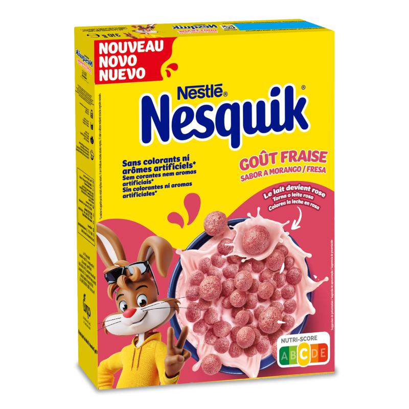 Сніданок сухий Nesquik з смаком полуниці 310г Nestle
