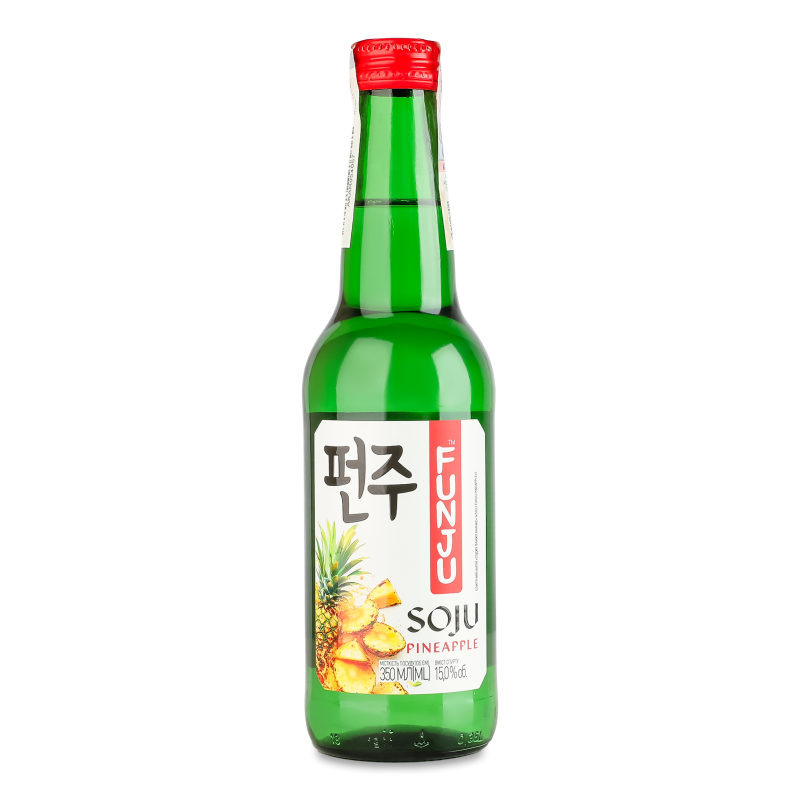 Напій спиртний Soju Ананас 15% 350мл скло Funju