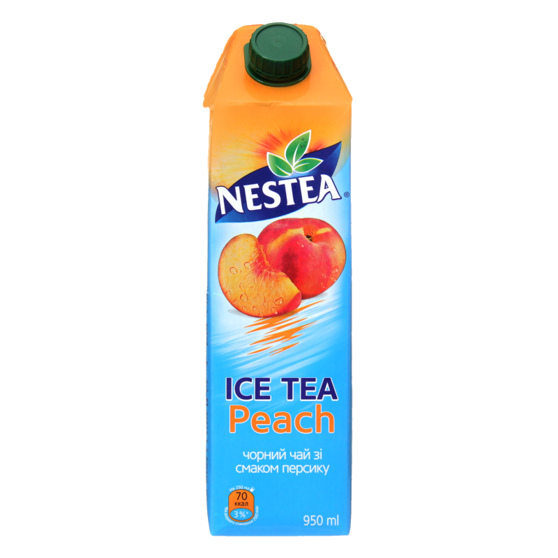 Холодний чорний чай зі смаком персику Nestea Ice Tea TGA 0,95л Nestea ...
