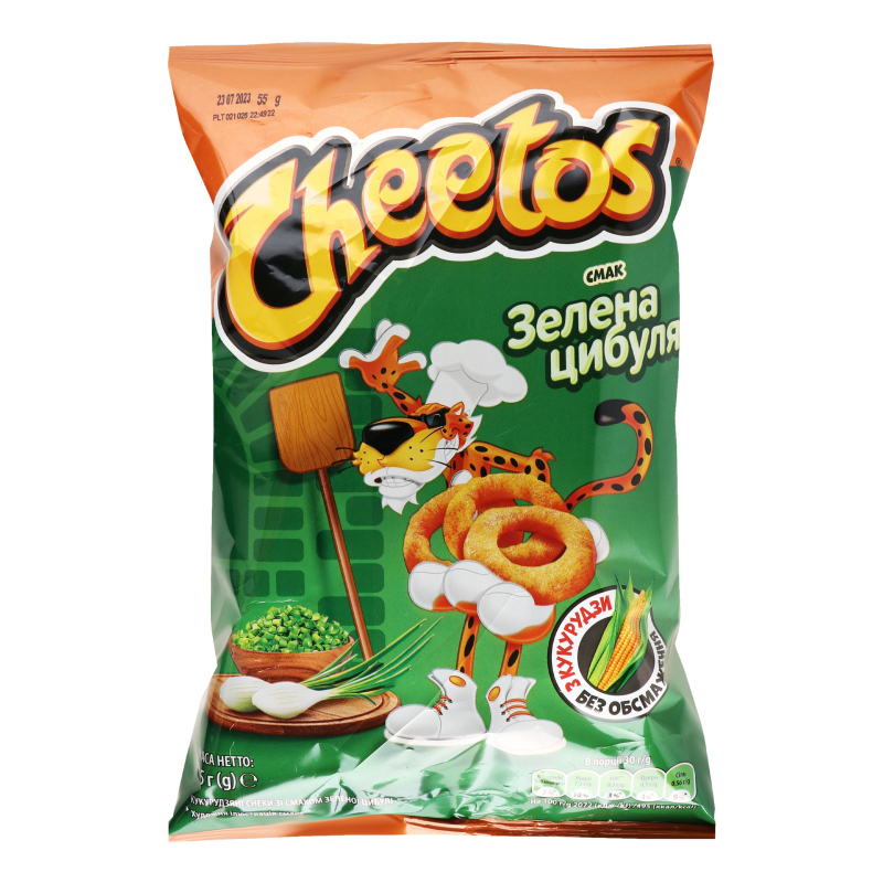Палочки кукурузные со вкусом зеленого лука Cheetos м/у 55г Cheetos ...