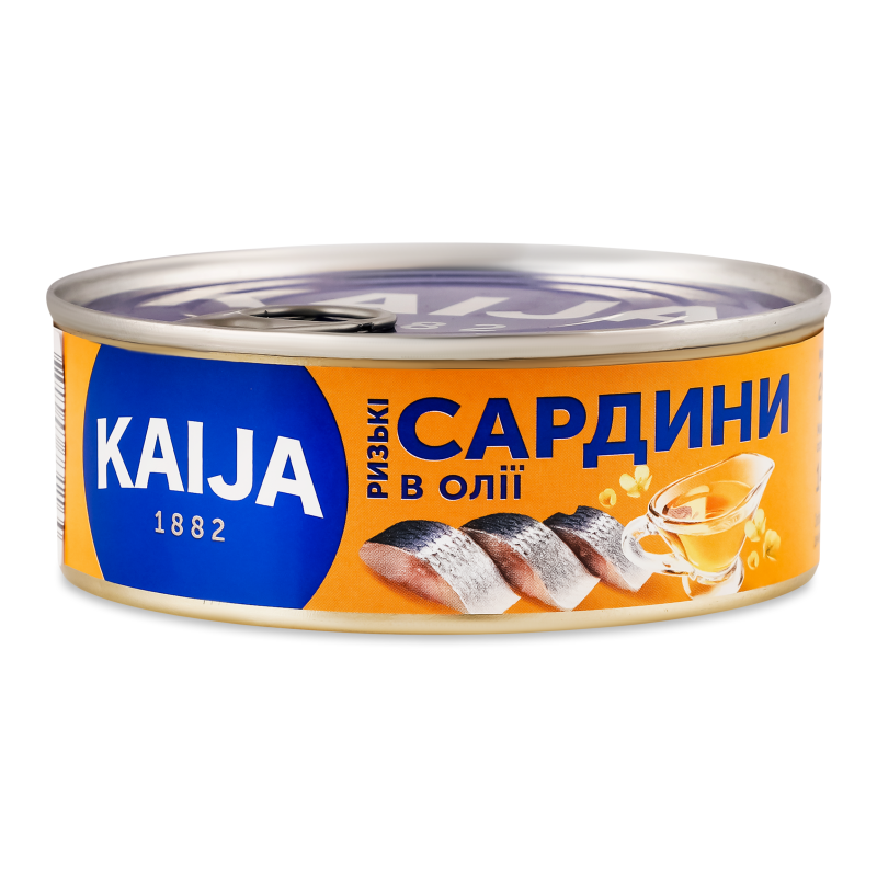 Сардина атлантична в олії 240г ж/б Кайа