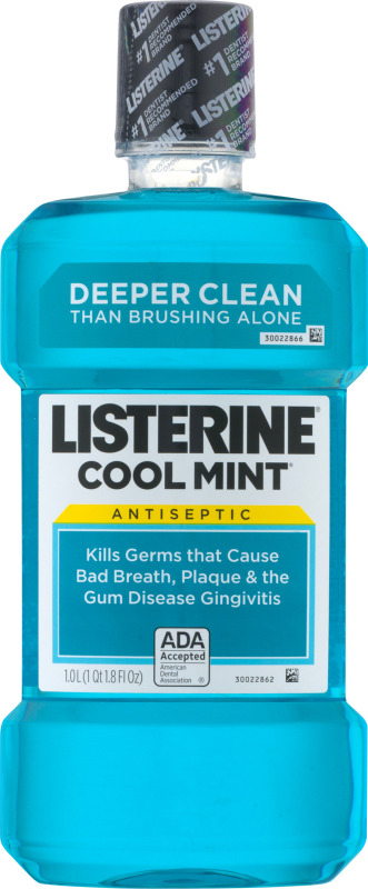 Listerine mouthwash 1 liter Cool mint (312547427357)