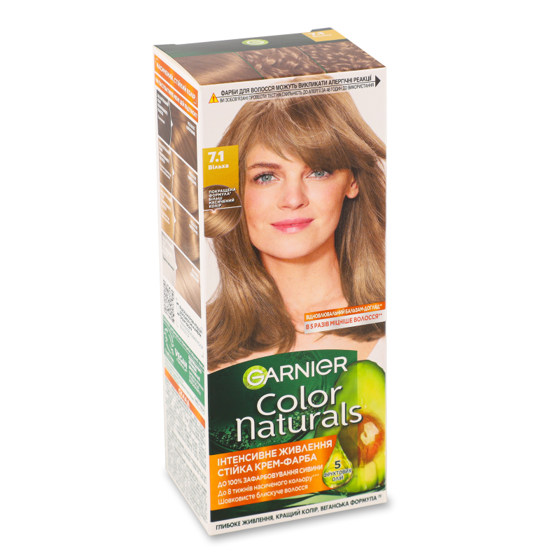 Фарба д/волосся Колор Натуралс 7.1 арт600417 Гарньє
