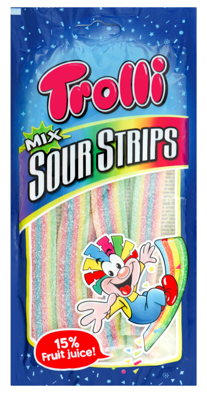 Trolli цук кислі смужки