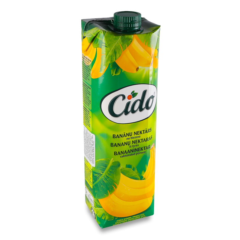 Нектар банановий 1л призма Cido