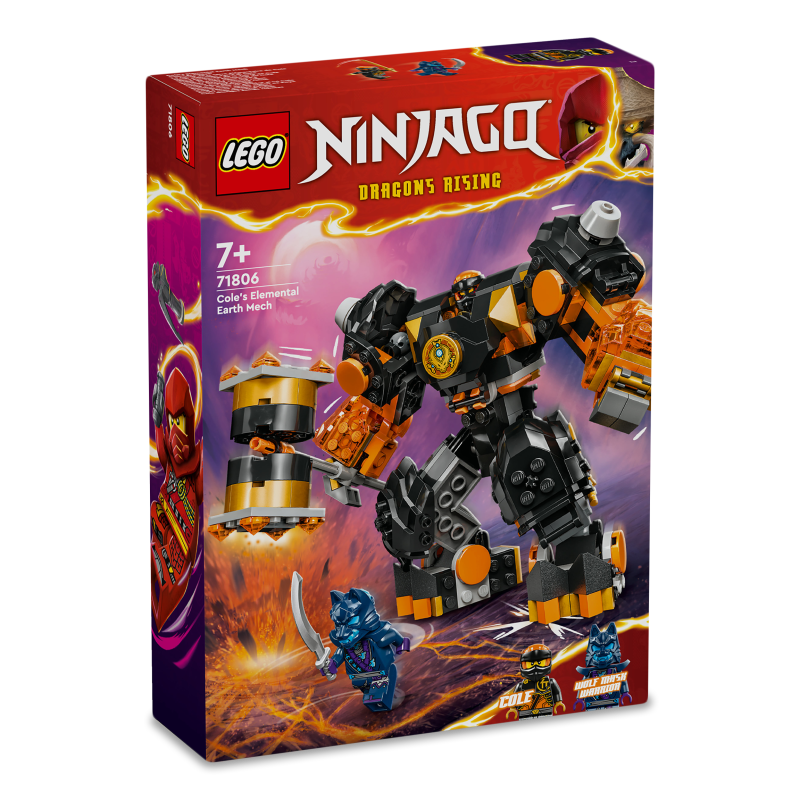 Конструктор Ninjago Робот земної стихії Коула 71806 Lego