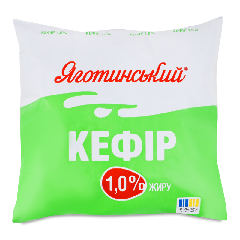 Кефір 1% 400г п/е Яготинський
