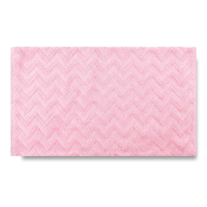 Рушник рожевий махровий велюр жакард 40*70см 550г/м2 ГМ Текстайл
