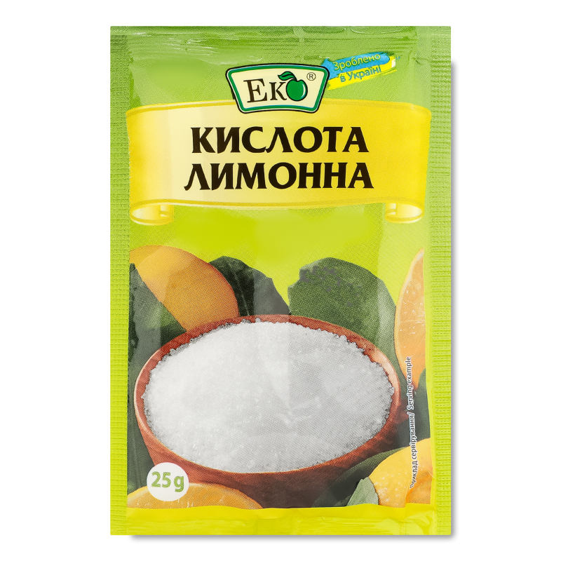 Кислота лимонна 25г Еко