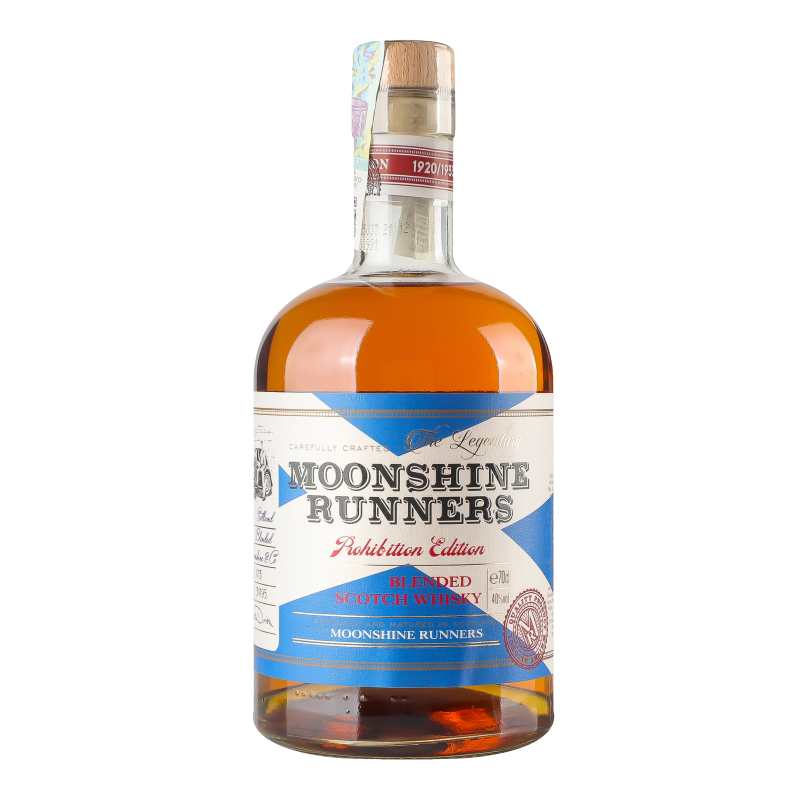 Виски 0.7л 40% Blended Scotch Moonshine Runners бут Moonshine