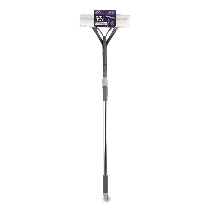 Вікномийка 2в1 телескопічна ручка 80-115см Макс Ефект