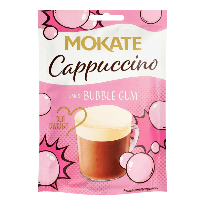 Напій кавовий Bubble gum Cappuccino Mokate д/п