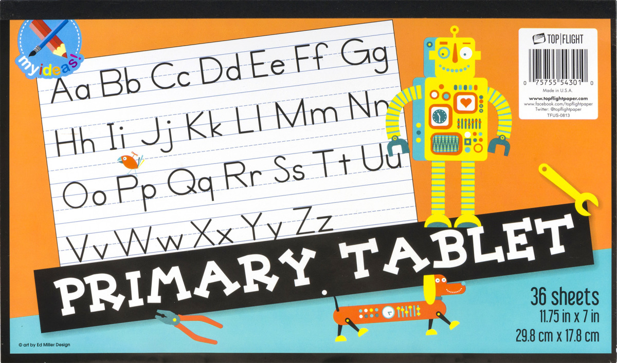 Top Flight Primary Tablet 36 Sheets Top Flight(75755543010