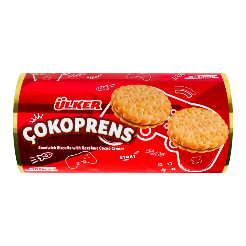 Печиво з шоколадно-горіховою начинкою Cokoprens Ulker м/у