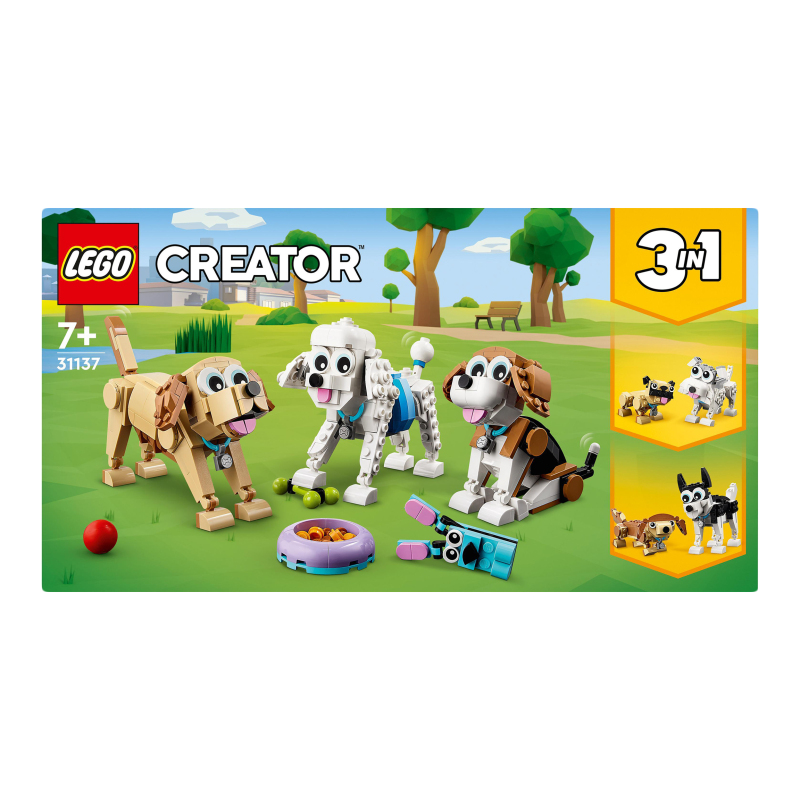 Конструктор для детей от 7лет №31137 Adorable dogs Creator Lego